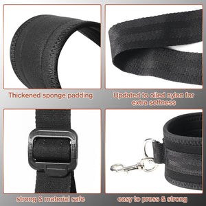 Sex Bondage BDSM Kit, Bed Restraints Set with Handcuffs Neck to Thigh/Ankle, Sex Toys for Women Beginner