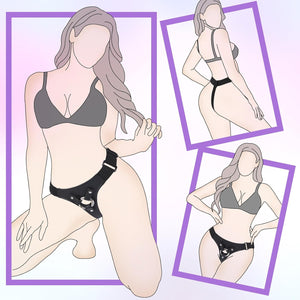 Strap On Dildo Harness Adult Sex Toys for Women Men Pegging Dildo Double-Sided Strapon with Dual O-Rings