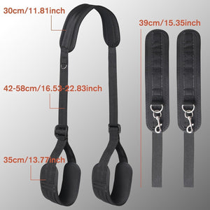 Sex Bondage BDSM Kit, Bed Restraints Set with Handcuffs Neck to Thigh/Ankle, Sex Toys for Women Beginner