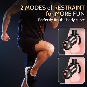 Male Chastity Cage Sex Toys with 8-Size Adjustable Cock Ring Adult Toys for Men Beginners